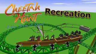 Cheetah Hunt  Ultimate Coaster 2 Recreation [upl. by Tine]