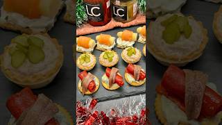 SELECCIÓN DE CANAPÉS PARA NAVIDAD Espectaculares😋🎄 youtubeshorts shorts [upl. by Konrad]