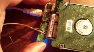 Talking to a bad Samsung disk using Bus Pirate [upl. by Milt]