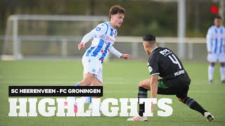 Talenten krijgen de kans in oefenduel  Highlights sc Heerenveen  FC Groningen [upl. by Anyaj]