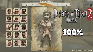 Attack on Titan 2  100 Captured Titans [upl. by Maitland]