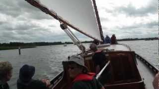 Sailing on the Wherry Yacht Norada  September 2012 [upl. by Krug502]