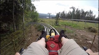 Alpine Coaster Isaberg  Rodel Adventure HD [upl. by Nosnor296]