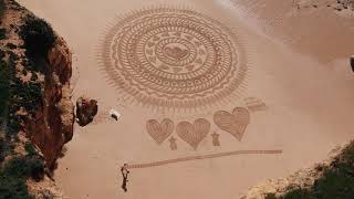 Mandala  Victor Raposo  Praia Maria Luísa  Albufeira  DJI Spark [upl. by Xanthe181]