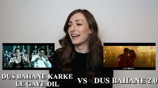 DUS BAHANE KARKE LE GAYE DIL vs DUS BAHANE 20  Original vs Remake  Music Video  REACTION [upl. by Garrard595]