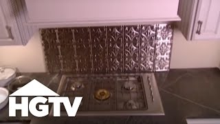 DIY Cheap Kitchen Backsplash Ideas  HGTV [upl. by Nelubez421]