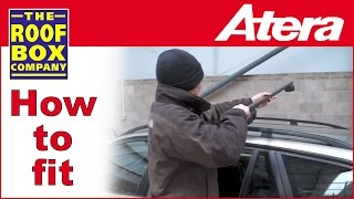 Atera SIGNO cross bars  for raised roof rails  How to fitting guide [upl. by Ttirrem]