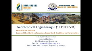 Geotechnical EngineeringIL2 Soil Structure [upl. by Narud]