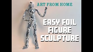 Foil Human Figure Sculpture [upl. by Osber229]