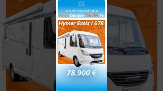 Wohnmobil zu verkaufen  Hymer Exsis I 678  2018  Teilintegrierter  FIAT  Dein Wohnmobilmakler [upl. by Adidnac]