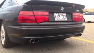 Bmw 850i v12 xpipe straight nice sound [upl. by Debby]