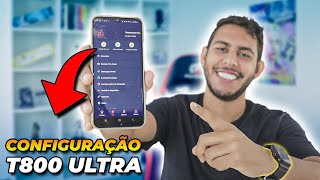 Guia completo ✅ Como CONFIGURAR e CONECTAR o Smartwatch T800 ULTRA com o CELULAR  dicas [upl. by Groome661]