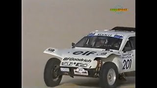 1993 Pharaohs Rally Raid  Stage 4  Citroen ZX  Mitsubishi Pajero  Eurosport [upl. by Ameekahs]