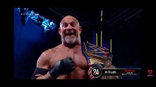 Goldberg vs The fiend Wwe Universal title match [upl. by Berhley]