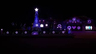 Gustavsson Family Lights 2023  Christmas Canon by Trans Siberian Orchestra [upl. by Ardnuhsal]