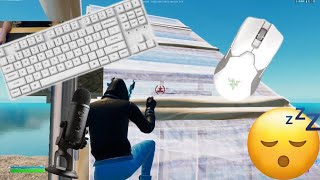 20 Ebay Blue Switches Keyboard ASMR Fortnite Free Building [upl. by Aztilay]