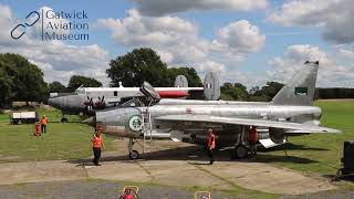 Gatwick Aviation Museum Engine Runs  Lightning amp Shackleton [upl. by Nairrot371]