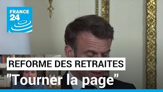 Réforme des retraites  la volonté dEmmanuel Macron est de quotrapidement tourner la pagequot [upl. by Fianna]