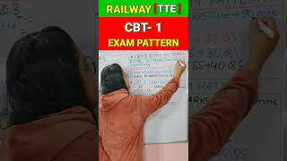 रेलवे TTE EXAM PATTERN 2024  railway tte vacancy 2024 railway railways shorts [upl. by Behah]