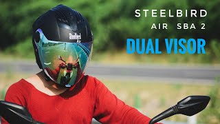 Steelbird Air SBA 2  Dual Visor Helmet [upl. by Araf]