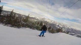 Snowboard and skiing at hauser kaibling [upl. by Grew]