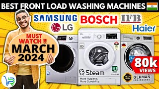 5 Best Front load washing machine 2024  Best washing machine 2024 in India  Best washing machine [upl. by Tarfe]