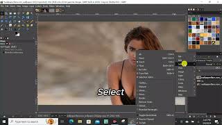 Gimp Photo Editing Remove Background  How To Remove Background With Gimp [upl. by Fortunna]