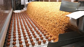 HOW Ferrero Rocher IS MADE in FACTORY 🍪 Knowing This Will CHANGE Your Look At Ferrero FOR EVER [upl. by Ahseral]