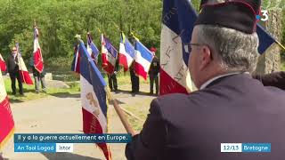 Hommage aux maquisards de Châteaulin fusillés en mai 1944 e brezhoneg [upl. by Anialram]