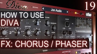 FX Chorus and Phaser PART 19  uhe DIVA Tutorial [upl. by Ainirtak947]