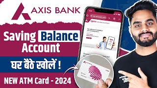 Axis Bank Savings Account Opening Online 2024  Axis Bank me Account Kaise Khole  Axis Video KYC [upl. by Katie407]