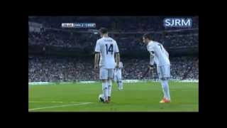 Real Madrid  Malaga 21 AMAZING Indirect Free Kick GOAL CRonaldo [upl. by Stenger]