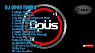 kumpulan lagu DJ opus remix  Full album DJ opus lagu viral tik tok terbaru [upl. by Kurtis457]