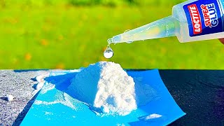 Super Glue and Baking soda  Pour Glue on Baking soda and Amaze With Results [upl. by Rozamond]