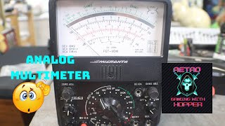 Micronta Radio Shack Analog Multimeter  Lets See If We Can Get It Working [upl. by Valeda868]