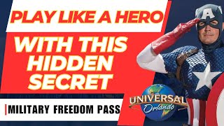 Exclusive Hero Pass  Universal Orlandos Military Freedom Pass 2024 [upl. by Aihseyt]