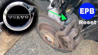 How to Retract Electronic Parking Brake Volvo EPB in Maintenance Mode to Replace Rear Brakes [upl. by Analise]