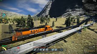 Space Engineers  BNSF EMD SD70Ace engine sound loop fixed [upl. by Nnaoj]