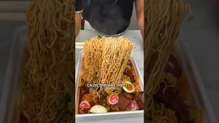 XL Ramen Noodles For One 🍜🍥🥓 ramen mukbang noodles [upl. by Tiphani]