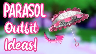 Outfit Ideas For YOUR New Parasol  Roblox Royale High [upl. by Cogswell677]