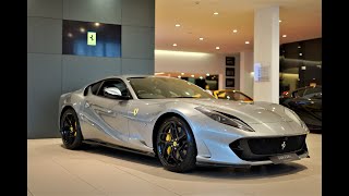 Ferrari 812 Superfast  Grigio Titanio [upl. by Nurse816]