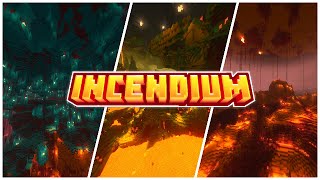 This Minecraft Mod Improve The Nether Dimension Incendium 1181193 FabricampForge [upl. by Leiad]