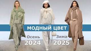 Модный цвет осеньзима 20242025  Тренды Топ15 палитры одежды [upl. by Treborsemaj]