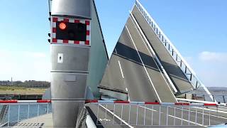 Poole Twin Sails Lift Bridge Dorset [upl. by Nilecoj424]