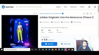 Live minting Adidas Originals NFT project how to mint from contract set gas fees [upl. by Adnohsed]