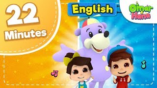 Omar amp Hana English 80 Minutes Compilation  Islamic Series amp Songs For Kids [upl. by Haya]