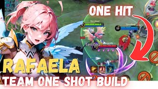 quotONE SHOT FOR EVERYONEquot MAKE YOUR MARKSMAN ONE SHOT ENEMIES USING THIS RAFAELA BUILD AND EMBLEM [upl. by Joub]