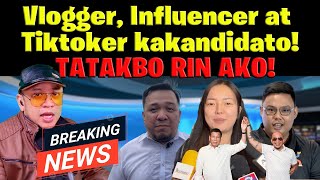 VLOGGER INFLUENCER at TIKTOKER kakandidato TATAKBO NA RIN AKO [upl. by Shiau973]