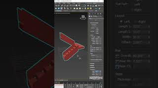 Doglegged staircase modelling in 3dsmax [upl. by Clarhe737]