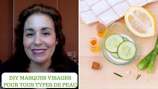 MASQUES VISAGES POUDRES POUR TOUS TYPES DE PEAU [upl. by Adaner]